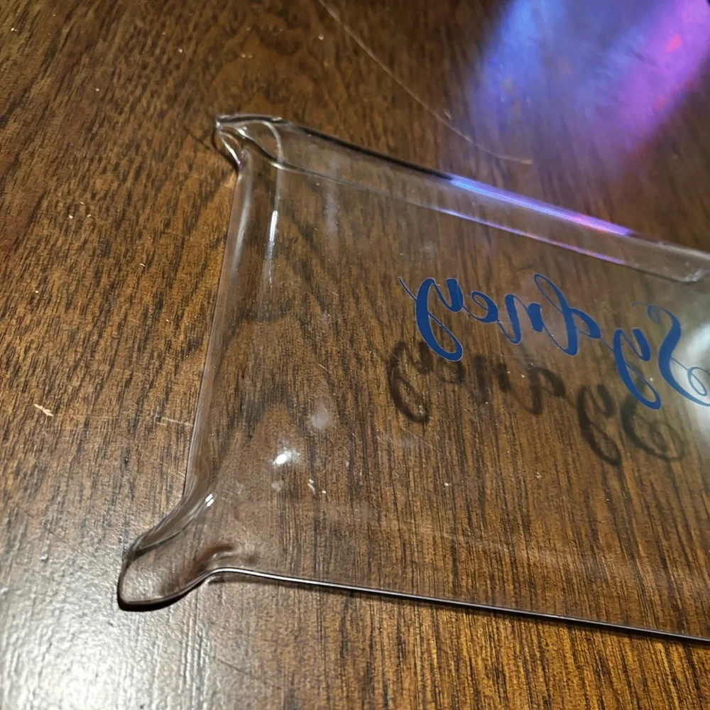 Clear Acrylic Tray with “Sydney” Monogram